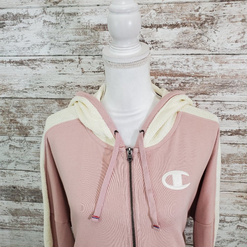 Champion Women Herringbone Pink Zip 3X - Picture 4 of 11